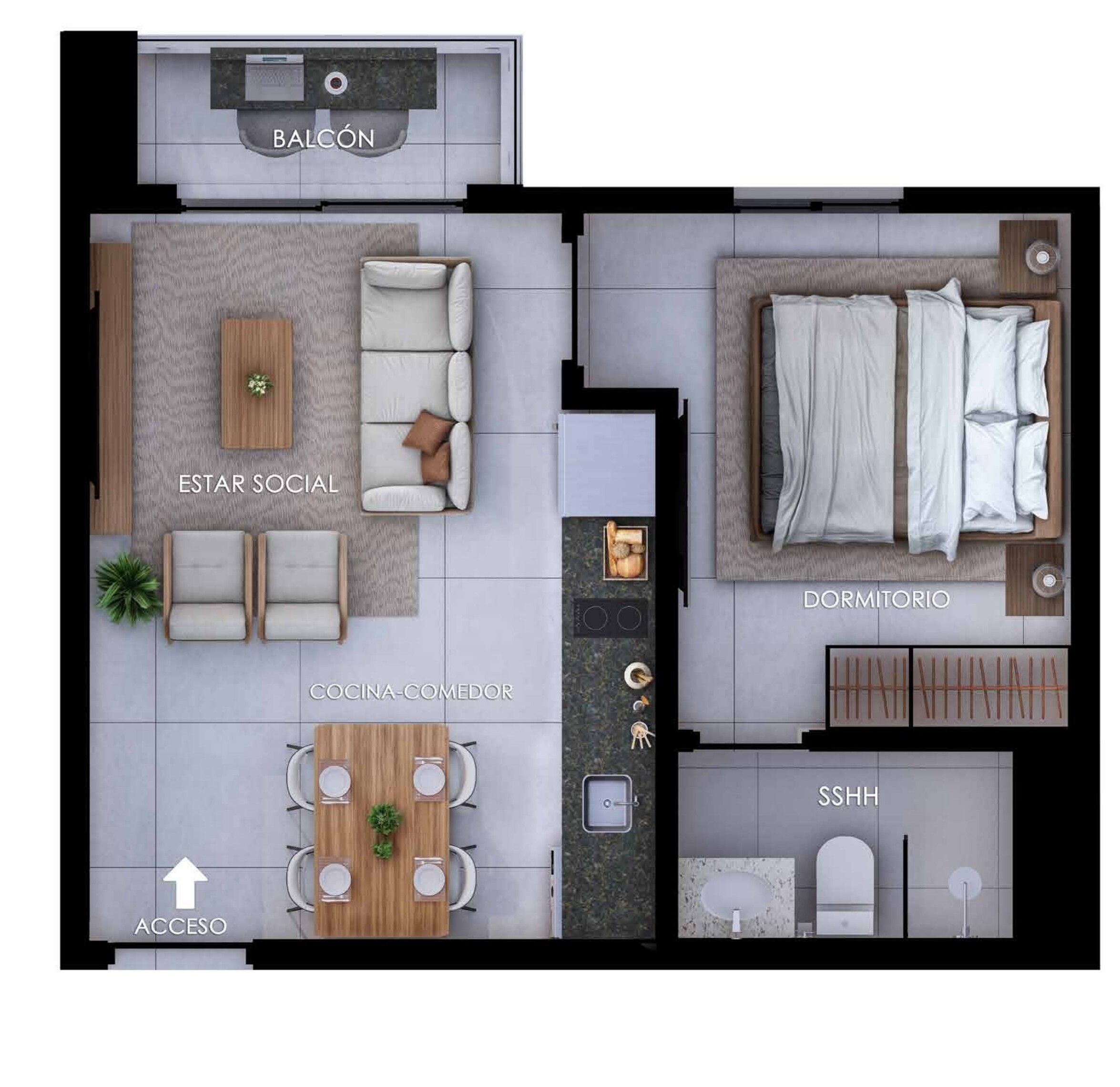 bed 40.4 m²